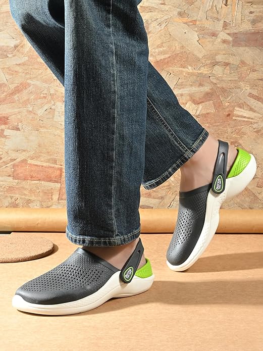 Men EVA Clogs with Adjustable Back Strap | Lightweight Cushioned Footbed | Anti-Slip Sole | Everyday Wear Indoor & Outdoor Sandals for Men