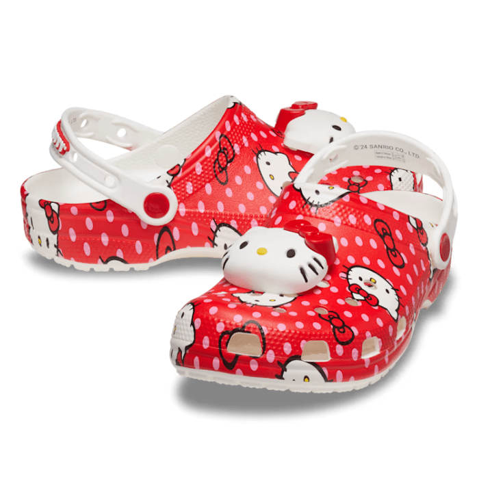 Crocs Classic Clog Hello Kitty Red Polka Dots