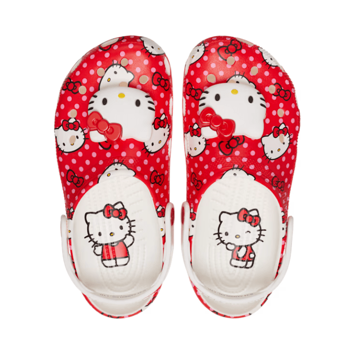 Crocs Classic Clog Hello Kitty Red Polka Dots