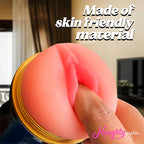 Vagina Shape Open Masturbator Super Soft